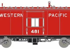 Athearn Genesis G63030 HO Scale 481 Class Bay Window Caboose With Lights WP 481 - NOS