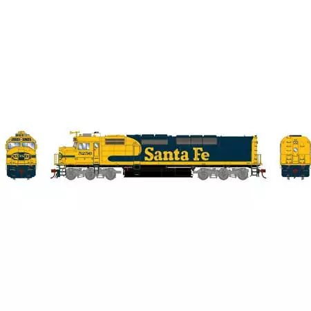 Athearn Genesis G64123 HO Scale EMD SDP40F Diesel Santa Fe ATSF 5256 2 Athearn Genesis G64123 HO Scale EMD SDP40F Diesel Santa Fe ATSF 5256 - Image 2
