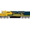 Athearn Genesis G64224 HO Scale EMD SDP40F Diesel Santa Fe ATSF 5260 DCC Sound