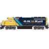 Athearn Genesis G64940 HO Scale GP40-2 Ontario Northland ONT 2202 DCC & Sound
