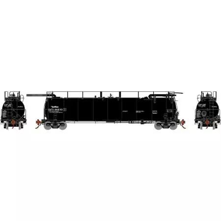 Athearn Genesis G67939 HO Scale Tank Train "Small Logo" GATX 28233 2 Athearn Genesis G67939 HO Scale Tank Train "Small Logo" GATX 28233 - Image 2