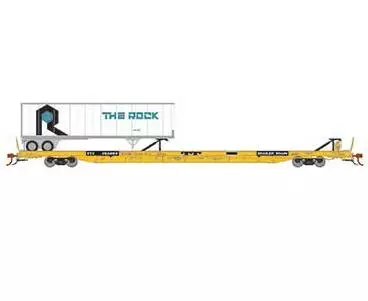 Athearn Genesis G69607 HO Scale F89-F Flatcar Trailer Train TTX 153958 With Rock Island Trailer 1 Athearn Genesis G69607 HO Scale F89-F Flatcar Trailer Train TTX 153958 With Rock Island Trailer