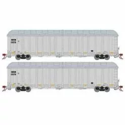 Athearn Genesis G76730 HO Scale NSC 6400 Gondola With Cover CIGX 2 Pack