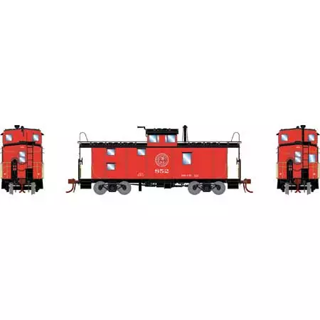 Athearn Genesis G78586 HO Scale ICC Caboose Pittsburgh & West Virginia P&WV 852 2 Athearn Genesis G78586 HO Scale ICC Caboose Pittsburgh & West Virginia P&WV 852 - Image 2