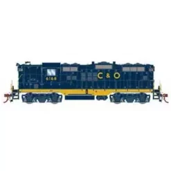 Athearn Genesis G82368 HO Scale EMD GP9 Chesapeake & Ohio C&O 6168 DCC And Sound
