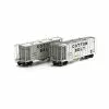 Athearn Genesis G87683 HO Scale GATC 2600 Airslide Hopper Cotton Belt SSW 2 Pack
