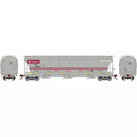 Athearn Genesis G89970 HO Scale Trinity 3 Bay Covered Hopper Ferromex FXE 713857 2 Athearn Genesis G89970 HO Scale Trinity 3 Bay Covered Hopper Ferromex FXE 713857 - Image 2