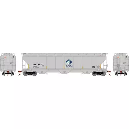 Athearn Genesis G89983 HO Scale Trinity 3 Bay Covered Hopper ADMX 49151 2 Athearn Genesis G89983 HO Scale Trinity 3 Bay Covered Hopper ADMX 49151 - Image 2