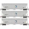 Athearn Genesis G89985 HO Scale Trinity 3 Bay Covered Hopper ADMX 3 Pack #2