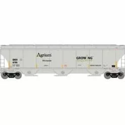 Athearn Genesis G89991 HO Scale Trinity 3 Bay Covered Hopper Agrium GACX 6795