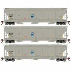 Athearn Genesis G90002 HO Scale Trinity 3 Bay Covered Hopper DJJX 3 Pack