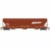 Athearn Genesis G90008 HO Scale Trinity 3 Bay Covered Hopper BNSF "Wedge/Swoosh" 480427
