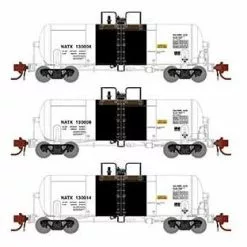 Athearn Genesis GN15316 N Scale 13,000 Gallon Acid Tank Car GE Rail NATX 3 Pack