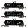 Athearn Genesis GN15320 N Scale 13,000 Gallon Acid Tank Car "Black" PROX 3 Pack