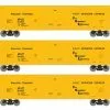 Athearn HO 76131 50' Youngstown Plug Door Boxcar Penn Central PC 3 Pack