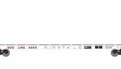 Athearn HO 90549 60' Bulkhead Flatcar SOO Line 5050