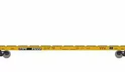Athearn HO 90557 60' Bulkhead Flatcar TTX Red Logo 81223