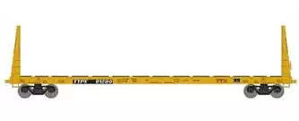 Athearn HO 90559 60' Bulkhead Flatcar TTX Red Logo 81290 1 Athearn HO 90559 60' Bulkhead Flatcar TTX Red Logo 81290