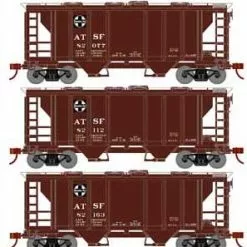 Athearn HO Scale 15411 PS-2 2003 Covered Hopper Santa Fe ATSF 3 Pack