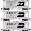 Athearn HO Scale 15417 PS-2 2003 Covered Hopper Burlington Northern BN 3 Pack