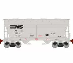 Athearn HO Scale 15497 ACF 2970 2 Bay Covered Hopper Norfolk Southern NS #235191 -Athearn athearn ho scale 15497 acf 2970 2 bay covered hopper norfolk southern ns 235191b