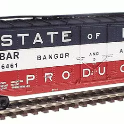 Athearn HO Scale 7030 50' Plug Door Boxcar State Of Maine BAR 6461 - NOS