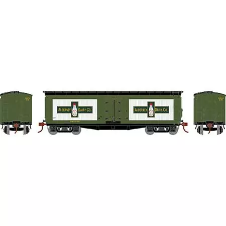 Athearn HO Scale 84718 40' Pfaudler Milk Car Alderney Dairy NMCX 109 2 Athearn HO Scale 84718 40' Pfaudler Milk Car Alderney Dairy NMCX 109 - Image 2