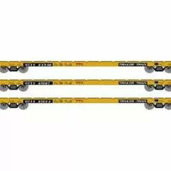 Athearn HO Scale 97065 60' Flatcar Trailer Train "Red Logo" OTTX 3 Pack