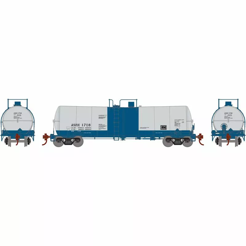 Athearn RTR 16394 HO Scale 16k Clay Slurry Tank Car Amstar ASRX 1708 2 Athearn RTR 16394 HO Scale 16k Clay Slurry Tank Car Amstar ASRX 1708 - Image 2