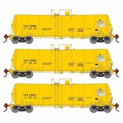 Athearn RTR 16398 HO Scale 16k Clay Slurry Tank Car Trinity TILX 3 Pack