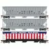 Athearn RTR 22263 HO Scale PS 4740 Covered Hopper Union Pacific UP 3-Pack