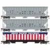 Athearn RTR 22263 HO Scale PS 4740 Covered Hopper Union Pacific UP 3-Pack