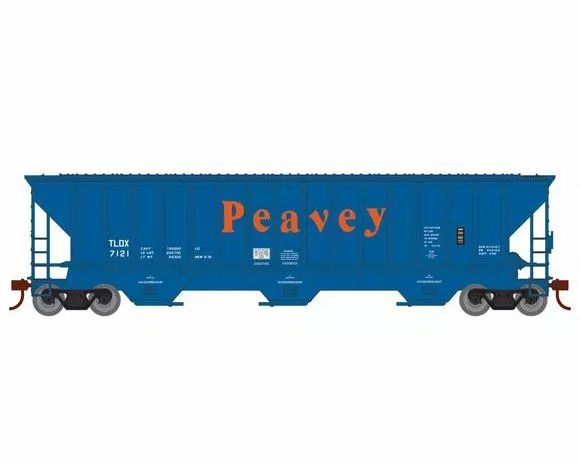 Athearn RTR 22273 HO Scale PS 4740 Covered Hopper Peavey TLDX 7121 1 Athearn RTR 22273 HO Scale PS 4740 Covered Hopper Peavey TLDX 7121