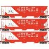 Athearn RTR 22278 HO Scale PS 4740 Covered Hopper Farmer's Co-op TCAX 3-Pack