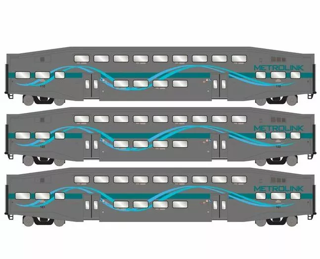 Athearn RTR 28580 N Scale Bombardier Coach Cars Metrolink Refurbished SCAX 3 Pack 1 Athearn RTR 28580 N Scale Bombardier Coach Cars Metrolink Refurbished SCAX 3 Pack