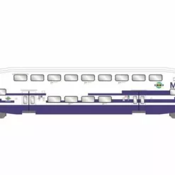 Athearn RTR 29704 HO Scale Bombardier Coach Metrolink As Delivered SCAX 183