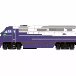 Athearn RTR 64959 HO Scale EMD F59PHI Diesel Metrolink SCAX 874 DCC & Sound
