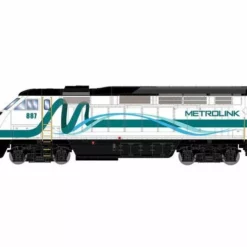 Athearn RTR 64959 HO Scale EMD F59PHI Diesel Metrolink SCAX 887 DCC & Sound