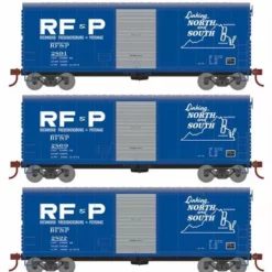 Athearn RTR 67977 HO Scale 40' Modernized Boxcar RF&P 3 Pack