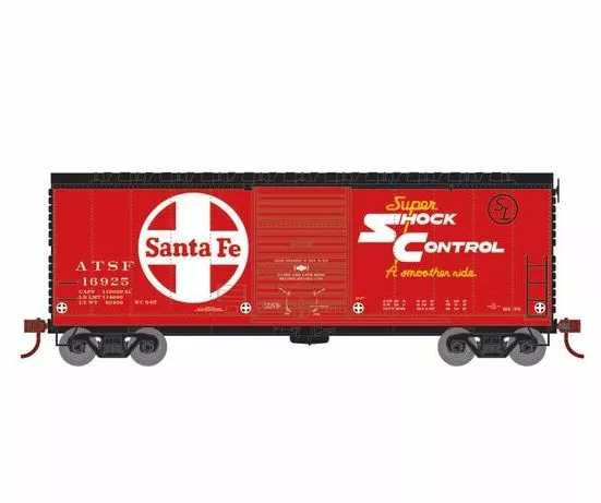 Athearn RTR 69434 HO Scale 40' Modernized Boxcar Santa Fe ATSF 16947 1 Athearn RTR 69434 HO Scale 40' Modernized Boxcar Santa Fe ATSF 16947