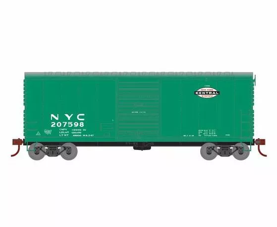 Athearn RTR 69437 HO Scale 40' Modernized Boxcar New York Central NYC 207598 1 Athearn RTR 69437 HO Scale 40' Modernized Boxcar New York Central NYC 207598