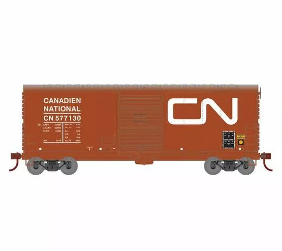 Athearn RTR 69443 HO Scale 40' Modernized Boxcar Canadian National CN 577130 1 Athearn RTR 69443 HO Scale 40' Modernized Boxcar Canadian National CN 577130