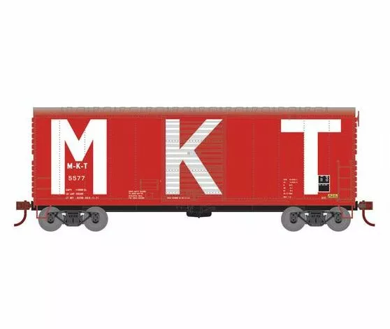 Athearn RTR 69449 HO Scale 40' Modernized Boxcar Missouri Kansas Texas MKT 5577 1 Athearn RTR 69449 HO Scale 40' Modernized Boxcar Missouri Kansas Texas MKT 5577