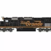 Athearn RTR 71753 HO Scale EMD SD40T-2 Rio Grande D&RGW 5407 DC
