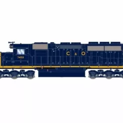 Athearn RTR 73641 HO Scale EMD SD40 Chesapeake & Ohio C&O 7459 DC
