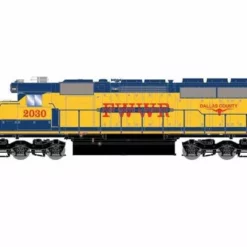 Athearn RTR 73746 HO Scale EMD SD40 Fort Worth & Western FWWR 2030 DCC & Sound