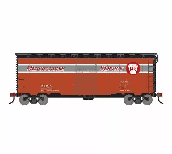 Athearn RTR 75343 HO Scale 40' Single Door Boxcar Pennsylvania PRR 30910 1 Athearn RTR 75343 HO Scale 40' Single Door Boxcar Pennsylvania PRR 30910