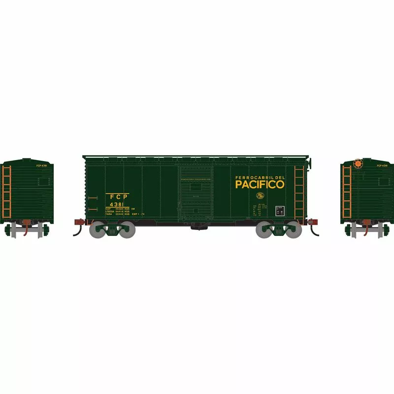 Athearn RTR 75346 HO Scale 40' Single Door Boxcar Ferrocarril FCP 4381 2 Athearn RTR 75346 HO Scale 40' Single Door Boxcar Ferrocarril FCP 4381 - Image 2