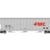 Athearn RTR 81580 HO 54' FMC 4700 Covered Hopper FMC NAHX 900035