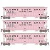 Athearn RTR 81585 HO 54' FMC 4700 Covered Hopper Patched C&NW 3 Pack